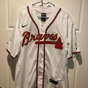 World Series championship Atlanta Braves, 2021 Ronald Acuna Jr jersey men’s xl